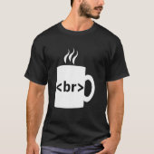 Coffee Break JavaScript Computer Science Program T-shirt (Voorkant)