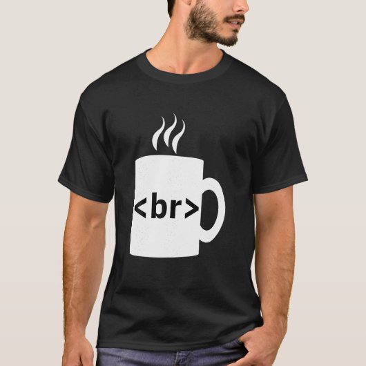 Coffee Break JavaScript Computer Science Program T-shirt (Voorkant)