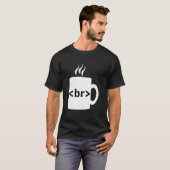 Coffee Break JavaScript Computer Science Program T-shirt (Voorkant volledig)