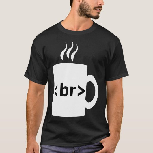 Coffee Break JavaScript Computer Science Program T-shirt (Voorkant)