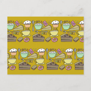 Coffee Break Ochre Briefkaart