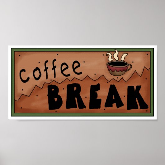 Coffee Break poster (Voorkant)