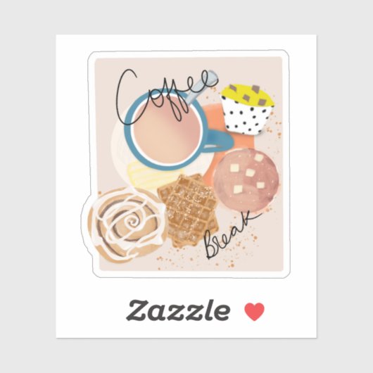 Coffee Break Sticker (Vel)