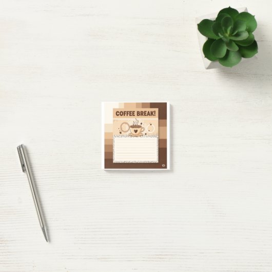 "Coffee Break" Sticky Notes (Kantoor)