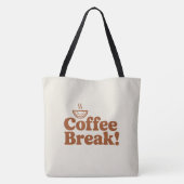 Coffee break tote bag (Achterkant)