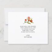 Coffee Brewing Quote Budget Moving Aankondiging (Achterkant)