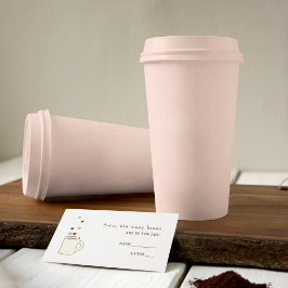 Coffee Bridal Shower Guess How Many Beans Informatiekaartje