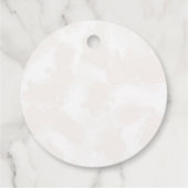 Coffee Bridal Wedding Shower | Het perfecte mengse Bedankjes Labels (Achterkant)