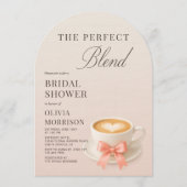 Coffee Bruiloftsfeest De Perfecte Mix Coquette Kaart (Voorkant)