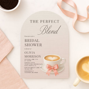 Coffee Bruiloftsfeest De Perfecte Mix Coquette Kaart
