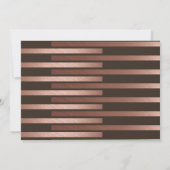 COFFEE Brunch Baby shower Invitation roze Green Kaart (Achterkant)