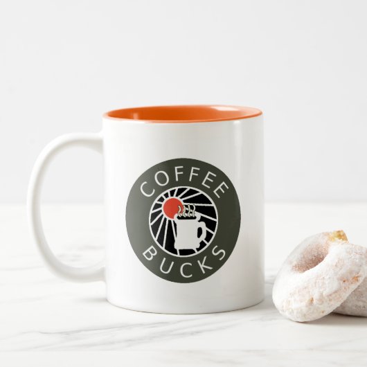 Coffee Bucks Mok (Met donut)