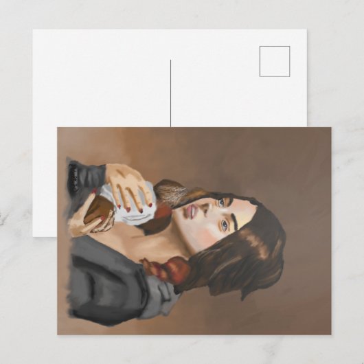 Coffee Bun Briefkaart (Voorkant / Achterkant)