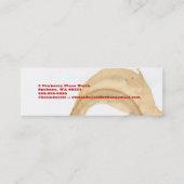 Coffee Burn Mini Visitekaartje (Achterkant)