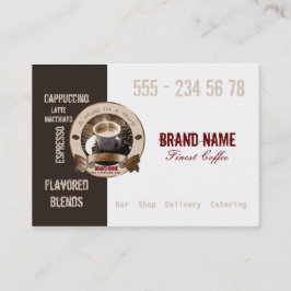 COFFEE - Business-, Profile Card Klantenkaartje