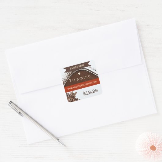 Coffee Business Sticker (Envelop)
