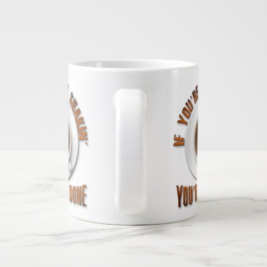 Coffee Buzz Grote Koffiekop (Achterkant)