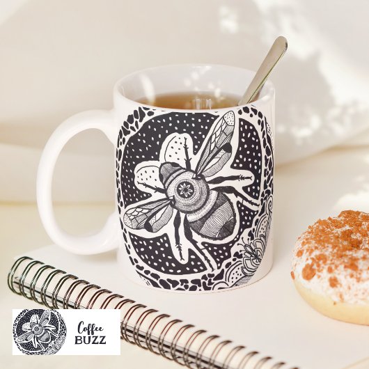 Coffee Buzz Hommeltje Koffiemok