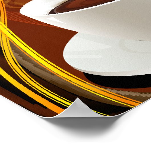 Coffee Cafe Art Poster (Hoek)