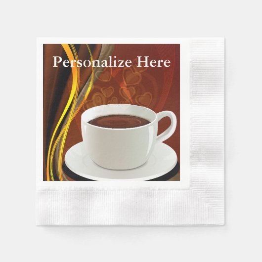 Coffee Cafe Art Servetten (Voorkant)