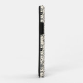 Coffee & Café Doodle Pattern –Cute Hand Drawn Food Case-Mate iPhone Case (Achterkant/rechts)