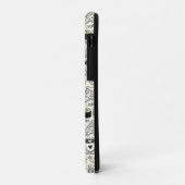 Coffee & Café Doodle Pattern –Cute Hand Drawn Food Case-Mate iPhone Case (Achterkant/links)