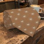 Coffee Cafe Latte Custom Necktie Stropdas<br><div class="desc">This custom necktie is perfect for the coffee lover in your life! Featuring a unique and eye-catching design,  this tie is a stylish way to express their passion for the perfect cup. Whether it's for a special occasion or everyday wear,  this necktie makes a thoughtful and memorable gift.</div>