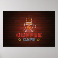 Coffee Cafe Neon Sign
