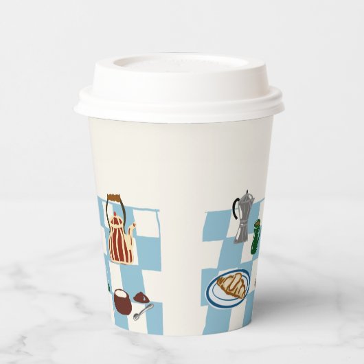 Coffee Cafe Papieren Bekers (Links)