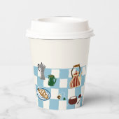 Coffee Cafe Papieren Bekers (Achterkant)