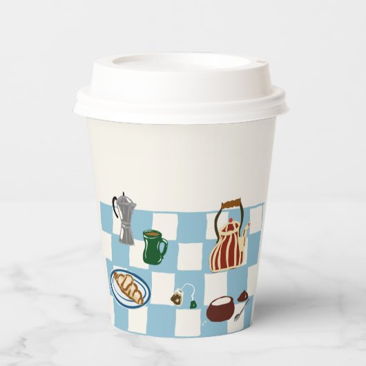 Coffee Cafe Papieren Bekers (Voorkant)