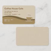 Coffee Cafe Visitekaartje (Voorkant / Achterkant)