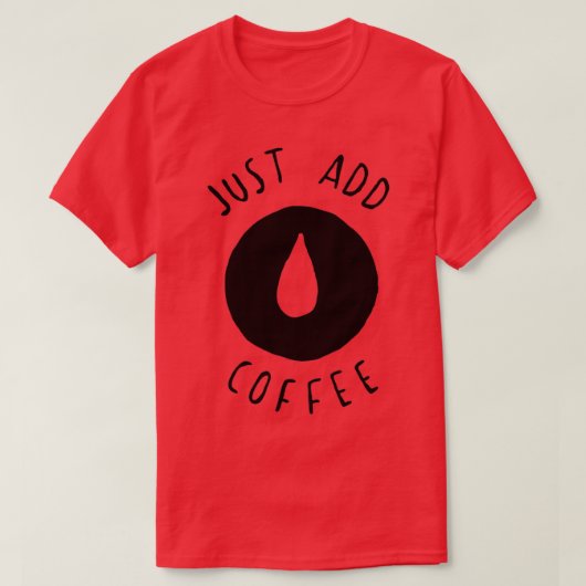Coffee Caffeine Bans Shirt Gift 2 (Design voorkant)
