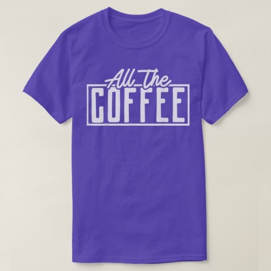 Coffee Caffeine Barista 7 T-shirt (Design voorkant)