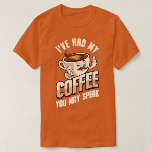 Coffee Caffeine Caf Espresso Cappuccino 18 T-shirt (Design voorkant)