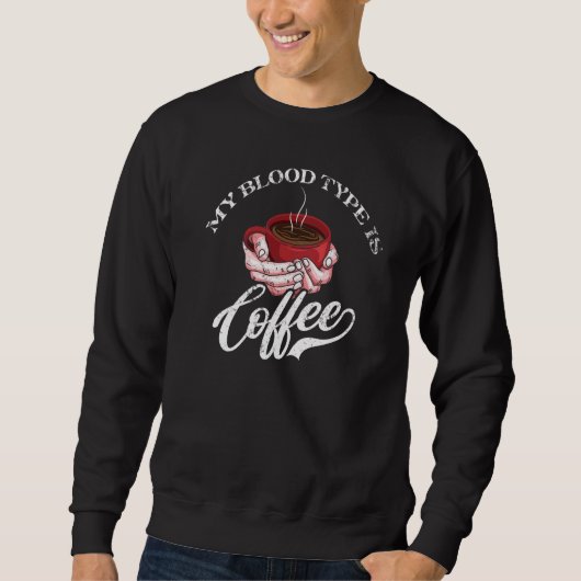 Coffee Caffeine Cappuccino Trui (Voorkant)