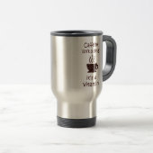 Coffee Caffeine Travel Mug Reisbeker (Voorkant rechts)
