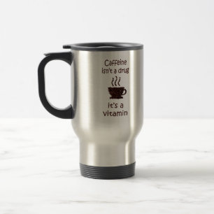 Coffee Caffeine Travel Mug Reisbeker