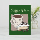 Coffee Cake Kaart (Staand voorkant)