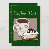 Coffee Cake Kaart (Voorkant / Achterkant)