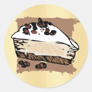 Coffee Cake Ronde Sticker