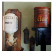 Coffee Can en Coffee Grinder Tegeltje (Voorkant)
