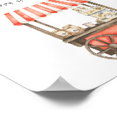 Coffee cart - pacifier hunt baby shower game poster (Hoek)