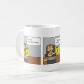 Coffee Cartoon Cup Koffiemok (Voorkant links)
