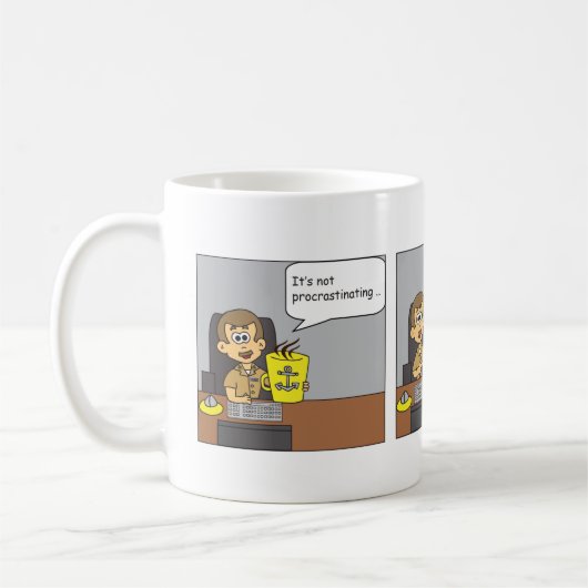 Coffee Cartoon Cup Koffiemok (Links)