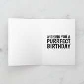 COFFEE CAT ART BIRTHDAY KAART (Binnen)