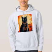 Coffee Cat Chill Hoodie (Voorkant)