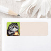 COFFEE CAT-ETIKETTERS VOOR PERSONALISEERD TERUGKER ETIKET (Insitu)