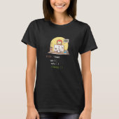 Coffee Cat it Program Code Programmer Coder Comput T-shirt (Voorkant)