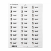COFFEE CAT RETURN ADRES ETIKETTERING ETIKET (Full Sheet)